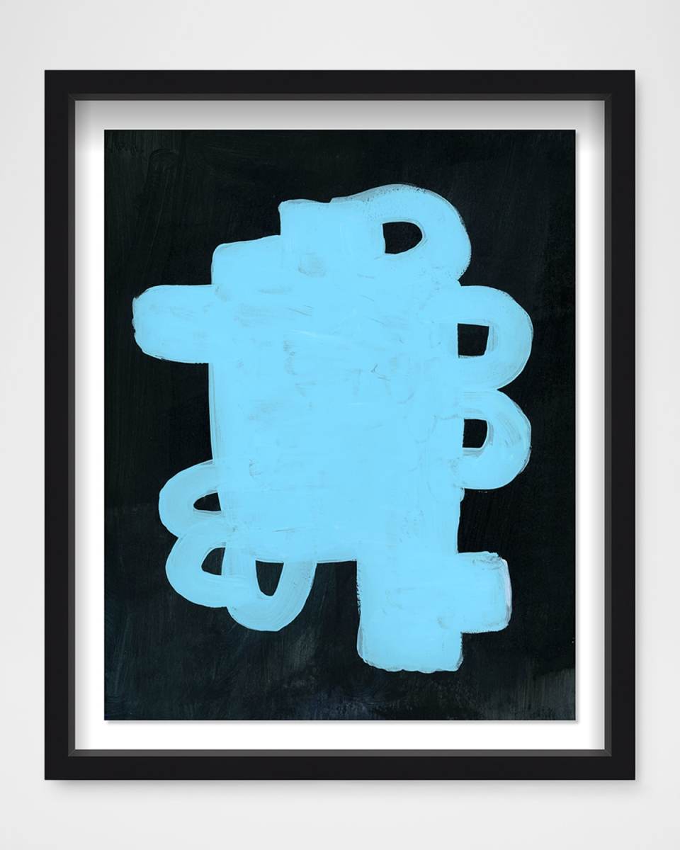 "Santana V" Framed Wall Art Print